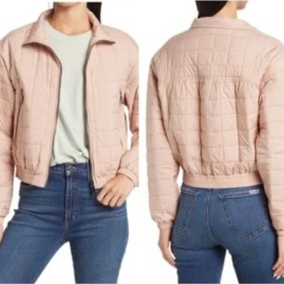 Sam Edelman Jackets & Blazers - Sam Edelman Pink Puffer Jacket Lightweight Quilted